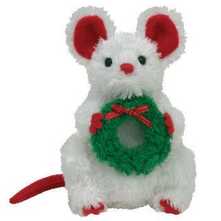 Ty Garlands The Mouse Jingle Beanie Baby Mint Tags