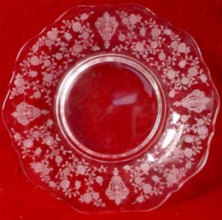 Cambridge Crystal Rose Point Mayonnaise Underplate 129