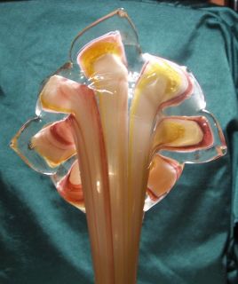 Murano Glass Beautiful Murano Glass from Italy Long Stem Flower