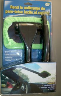  Glass cleaning Kit w/ micro fiber cloth head , wand and clean solution