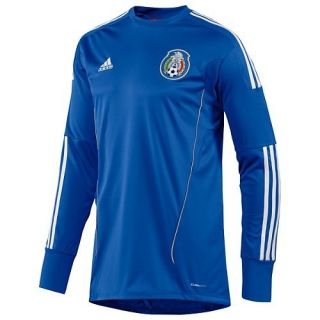 FMF Mexico Goalkeeper Jersey LARGE L Blue Long Sleeve Soccer Goalie 90