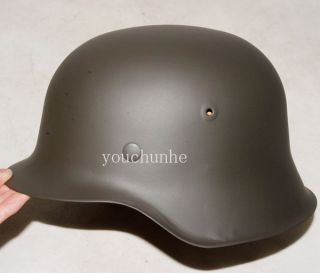 WW2 German Elite WH Army M42 M1942 Steel Helmet Matte Field Grey 32122