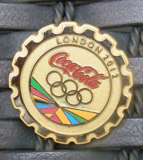 GOLD MEDAL BOTTLE CAP COCA COLA LONDON 2012 OLYMPIC OFFICIAL SOLD OUT