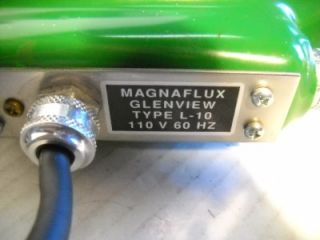 Magnaflux Glenview Type L 10 Portable A C Coil w Case Foot Pedal
