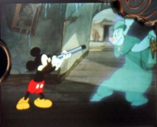  Ghosts Piece of Movie History Pin Mickey with Gun and Ghost Le
