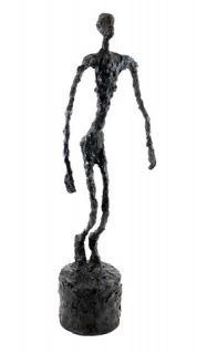  Art Bronze Sculpture Falling Man A Tribute to Giacometti