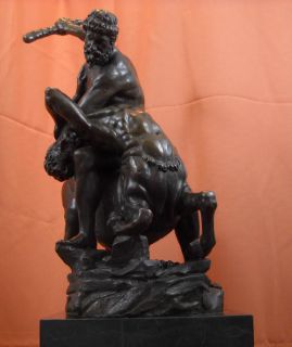  Wrestler Centaur Bronze Statue Giambologna Loggia Lanzi Italy