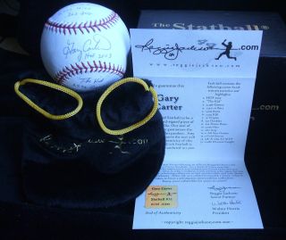 Gary Carter Signed Baseball 15 Stats Ball Autographed Ball Reggie