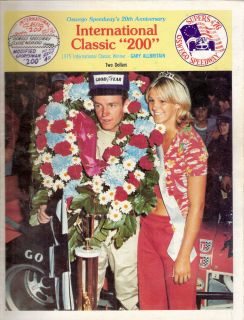  Oswego Speedway Inernational Classic Yearbook Gary Allbritian
