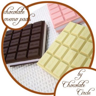 Chocolate Bar Memorandum Memo Note Pad Gift Stationery