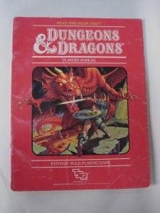 1983 Dungeons and Dragons Players Manual Gygax Arneson
