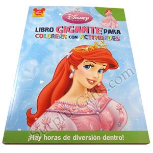 Disney Ariel Gigante Spanish Coloring and Activity Book