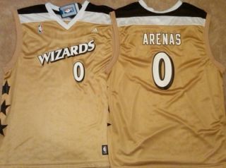 Gilbert Arenas Washington Wizards Gold Mens Jersey