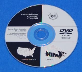 2005 2009 GM Navigation DVD Ver 3 00 US CA 15924195