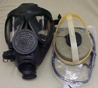 New Israeli Military M15 Gas Mask w Filter Drinking Tube