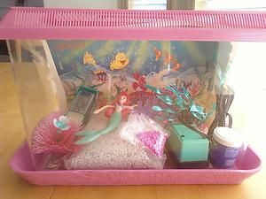  The Little Mermaid Ariel Girls Childrens Goldfish Tank Aquarium