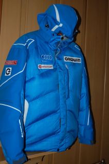  Sweden Swedish Alpine Ski Team Goldwin Puffy Jacket Pants XL