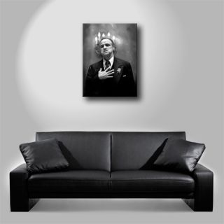 Godfather Brando DVD Portrait Oil Painting Canvas Art Giclee Print