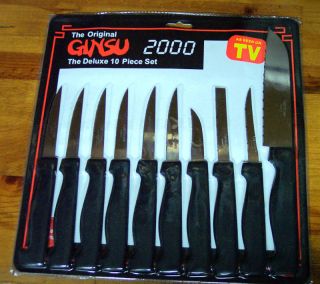 Ginsu 2000 10 Piece Knife Set New in Unopened Package