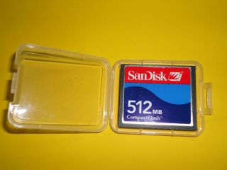  New 512MB SanDisk CF Card Compact Flash Genuine