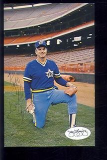 Gaylord Perry Seattle Mariners Signed Postcard JSA COA VG EX SKU 31722