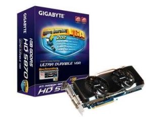 Gigabyte ATI Radeon HD 5870 GV R587UD 1GD 1 GB GDDR5 SDRAM PCI Express