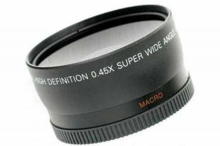 58mm 0 45X Wide Angle Lens for Canon Rebel XSi T1i T2i