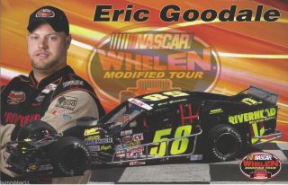 2011 Eric Goodale Riverhead 58 NASCAR Whelen Modified Postcard