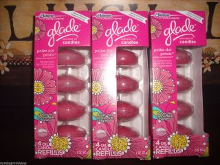 GLADE SCENTED OIL CANDLE REFILLS HONEYSUCKLE LILY OF THE VALLEY