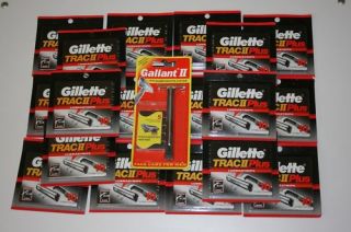 205 Gillette Trac II Plus Razor Blades Tracii Cartridges Refillls