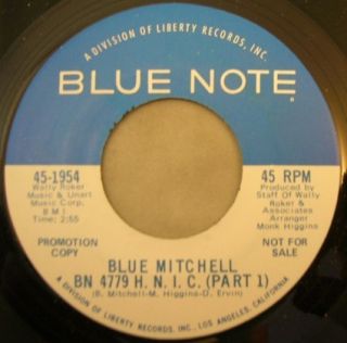 Blue Mitchell BN4779 H.N.I.C. Pt 1 / BN 4780 H.N.I.C. Pt 2 Blue Note