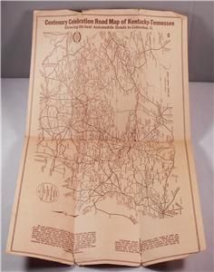 1919 Vintage Brochure The Methodist World Columbus Oh Road Map for TN