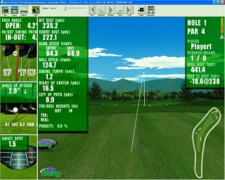 golf simulator, p3 pro swing, p3pro swing, p3pro golf impact screen