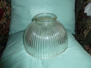 Clear Glass Light Lamp Replacement Shade Ribbed