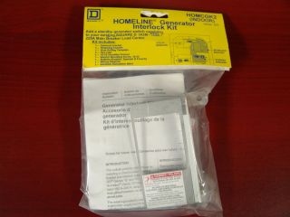 Square D Homeline Generator Interlock Kit   Indoor (HOMCGK2)   New In