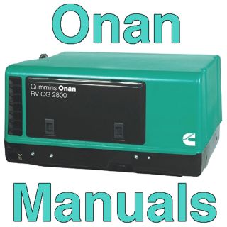 Onan Microlite Generator Service, Parts, OP, Install   4 Manuals Set