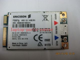  Ericsson F3507g 3G wireless HSDPA GPS wwan Card for Dell Acer Toshiba