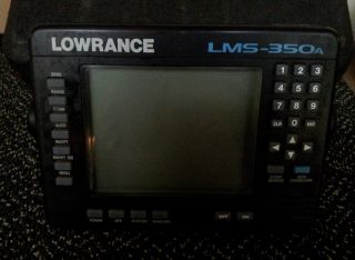 Lowrance LMS 350 A GPS Fishfinder Fish Finder Sonar LMS350A 