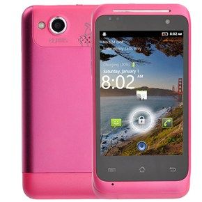  inch Capacitive Screen Smart Phone with WiFi GPS Camera (Pink