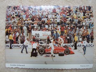 Gordon Johncock Indy 500 USAC NASCAR Goodyear Racing Auto Indiana