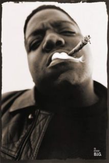 Notorious B.I.G. Cigar Biggie Smalls Music Poster Print Rare