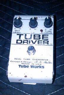  910 Tube Driver Pedal Concept & Design by B.K. Butler/made in the USA
