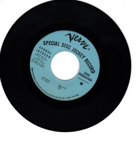 George Jackson SPECIAL DJ Record Love Highjacker Northern soul