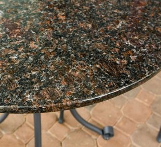 Tortuga Outdoor Highlites Bistro Set w Granite Table