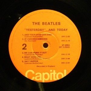 The Beatles Yesterday and Today 66 Vinyl LP Near Mint NM EX Capitol