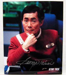 George Takei Star Trek Classic Movie Autograph