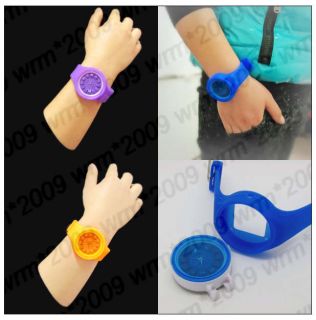 Lovely Jelly Unisex Casual Sport Quartz Wrist Watch Silicone Band