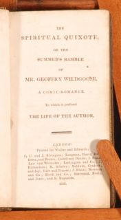 1816 Wildgoose Spiritual Quixote by Richard Graves