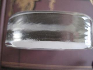 RARE Antique Glass Advertising Paperweight Hoffman Rosendale Cement