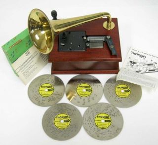 Vintage Thorens Gramophone Music Box Discs $1